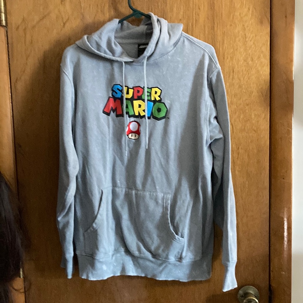 Super Mario Graphic Hoodie Size L